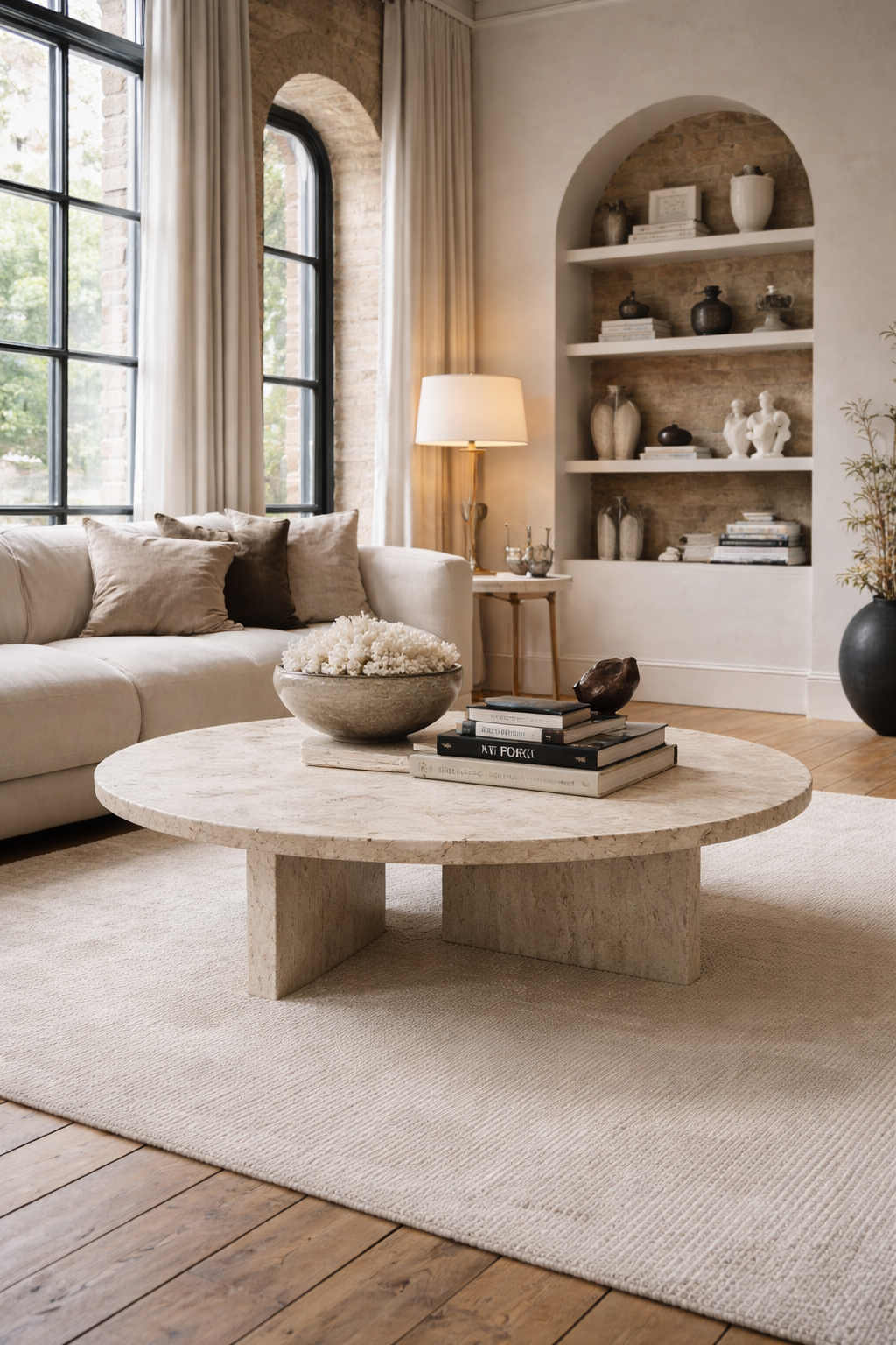 The Roma in Travertine